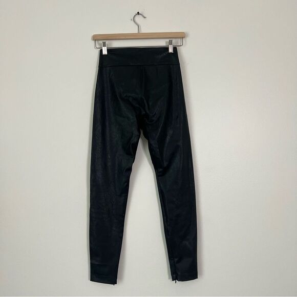 Honeylove Vegan Leather The Perfect Dressy Leggings XS NEW Black - Picture 8 of 9